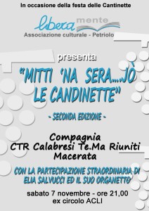 MITTI 'NA SERA JÓ LE CANDINETTE - SECONDA EDIZIONE